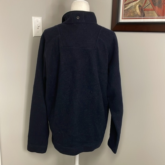 Mountain Hardwear Men's Dark Blue 1/2 Zip-Up Pullover Fleece Size Large Warm - Picture 5 of 8